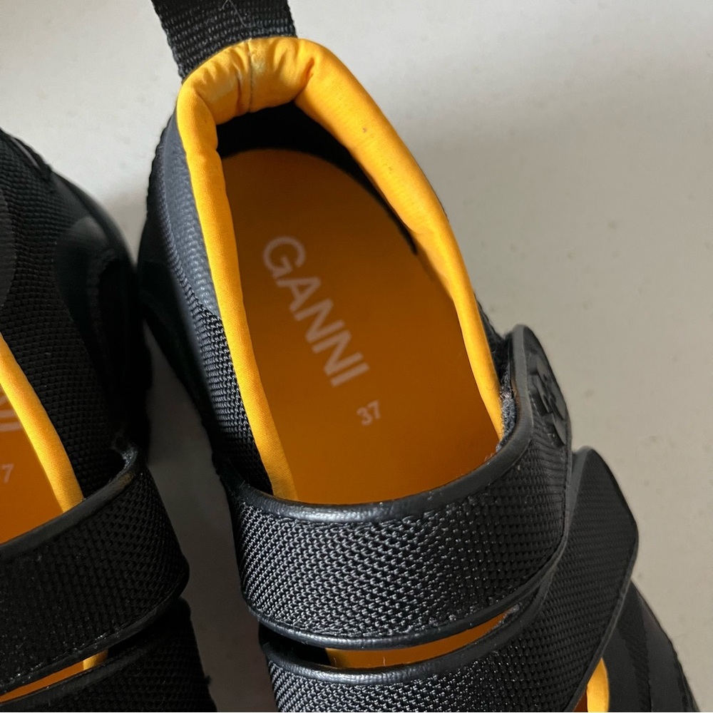 Ganni Vibram Performance Velcro Mary Jane Ballerinas - Picture 6 of 10